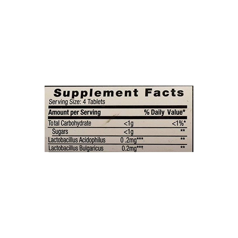 Floranex Probiotic for Colon Health Generic for Lactinex 50 Tablets