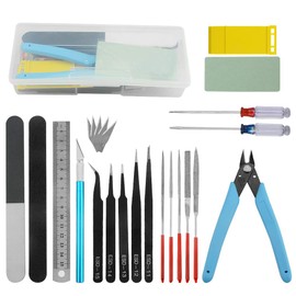 TOVOT 24PCS Model Tools Kit Model Building Tools for Gundam Model Assembling Building and Repairing