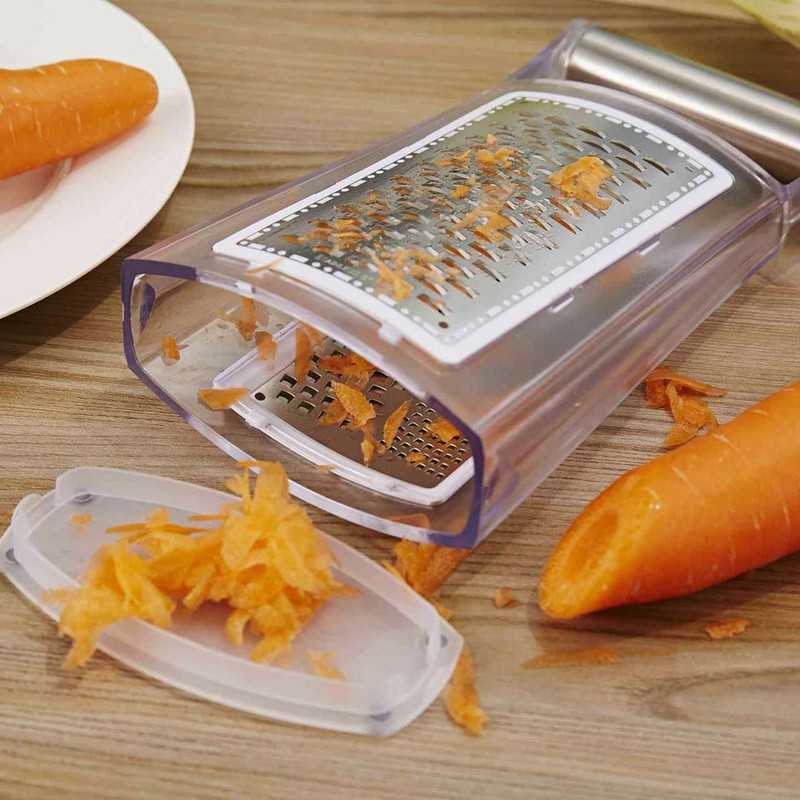 Multifunctional Kitchen Stainless Steel Cheese Grater Fruit Lemon Food Grinder