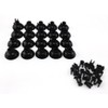 HONBAY 20pcs Aquarium Black Sucker Clip Suction Cups Airline Tubing