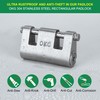 OKG Ultra Secure Stainless Steel Lock - 3 Keys, 2