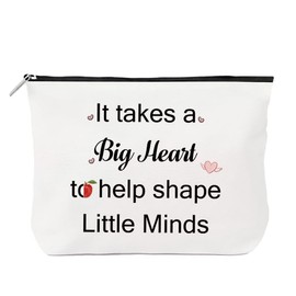 QONCV Cosmetic Bags, Best Teacher Gifts for Women Christmas Birthday, Presents for Teacher, Make Up Bag