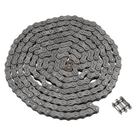 uxcell 08B Metric Standard Roller Chain, 10 Feet Carbon Steel Chains 1/2" Industrial Roller Chain Drive Chain for Motorcycle Bicycle Industrial Machinery -240 Links
