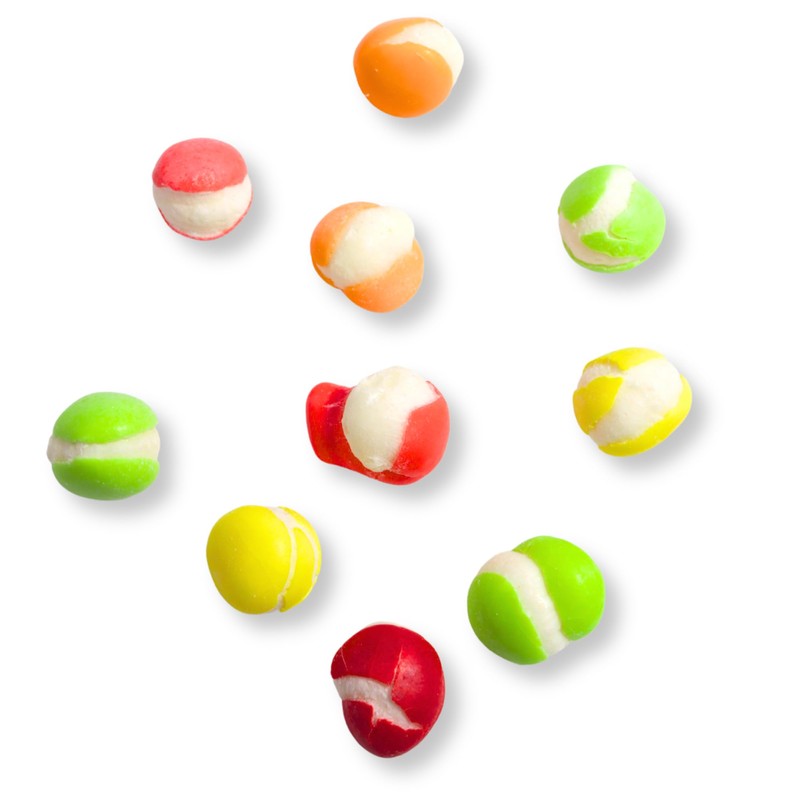 Freeze Dried Original Rainbow Crunch Candy, Assorted Fruity Flavors, Share