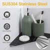 Xiarnotogi Recessed Corner Shower Shelf, 10" SUS304 Stainless Steel, Heavy