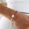 Leather Wrap Bracelet Black Leather Cuff Bracelet Heart Leather Bracelet
