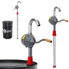 15-55 Gallon Rotary Hand Drum Pump, Heavy Duty Aluminum Barrel