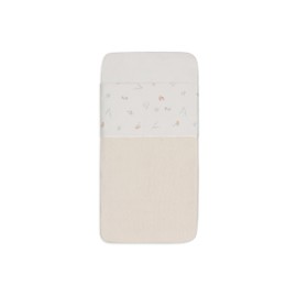 Jollein Bettlaken Wiege - Lovely Birds - 75x100cm - Für Babywiege - 100% Baumwolle - OEKO-TEX Zertifiziert