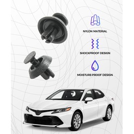 SCUARI 20PCS Car Engine Cover Clips,Grille Retainer Clips,Car Accessories Push-Type Retainer Fasteners,Automotive Clips Engine Cover Grille Bumper Retainer Clips,Replace OEM 90467-07211,9046707211