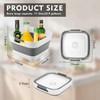 Collapsible Dish Basin 2.4Gal/9L, Foldable Sink with Drain Plug &
