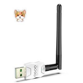 Class 1 Long Range Bluetooth Adapter for PC, QGOO USB Bluetooth Adapter for PC 5.3+EDR, Bluetooth Dongle Bluetooth Receiver Support Windows10/8.1/8/7（white-050）