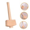 TEHAUX Handcrafted Wooden Mallet for Woodworking Beech Wood Carpenter Hammer