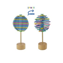 Winkee - Rotating Lollipop | Anti-Stress Tree | Activity Toy | Spin The Rainbow Stress Relief Toy | Spinning Lollypop | Wooden Decompression Toy | Gift for Christmas, Easter