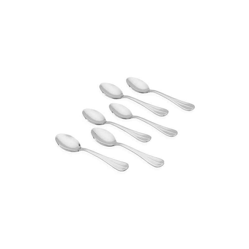 Kishco Fiesta Stainless Steel Tea Spoon Set - Pack of