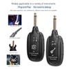 Wireless Guitar System 20Hz to 20KHz UHF Rechargeable Guitar Transmitter
