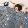 Sivio Weighted Blanket 7lbs, Cooling Weighted Throw Blanket for Sleep,