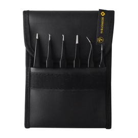 Bernstein 5-060 ESD Forceps for SMD 6-Piece Set