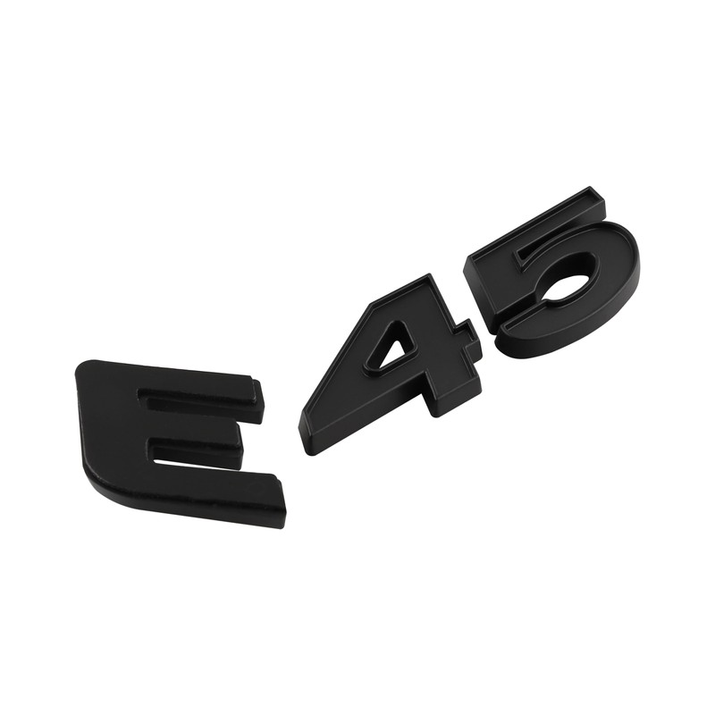 UpAuto 2 pcs 345 Emblem Badge 3D Self-Adhesive Nameplates 345