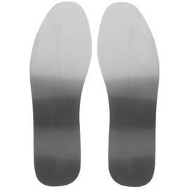 Hemobllo Puncture Resistant Insoles, Stainless Steel Insoles Puncture Resistant Work Boot Work Insoles for Men and Women, 26X8.5CM, Silver