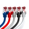 deleyCON 5x 0,5m CAT6 Patchkabel S/FTP PIMF Schirmung CAT-6 RJ45