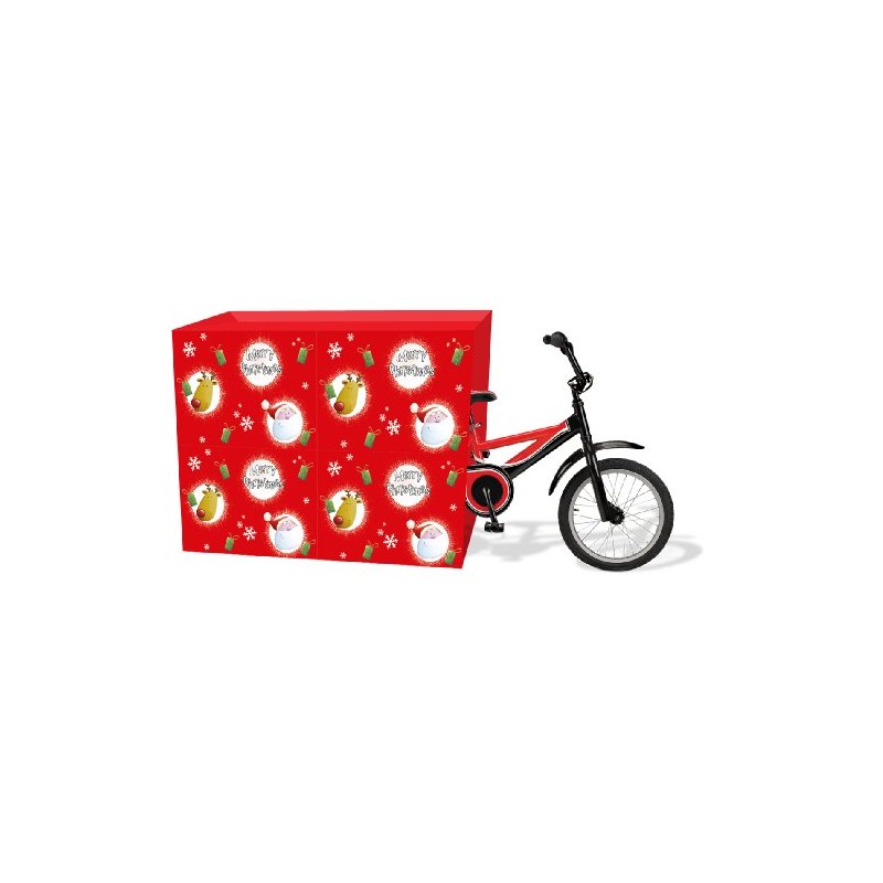 Tallon Christmas Bike Sack, Red, 9935