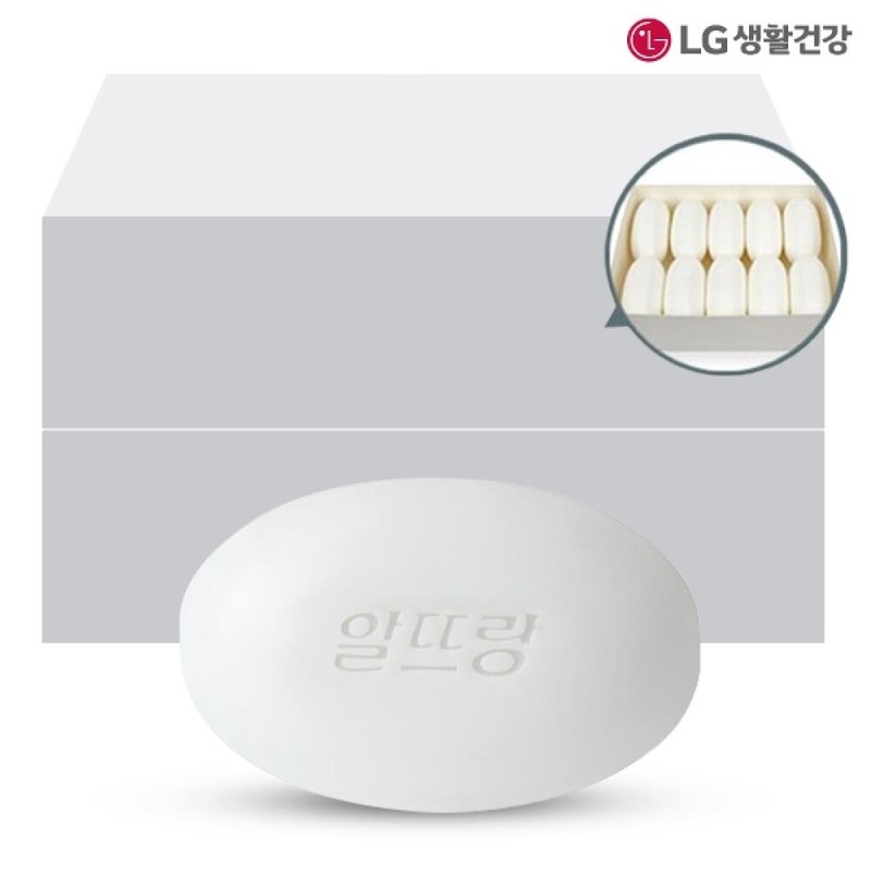 Altang 알뜨랑 화이트 비누 130g 20개 Friendly White Soap 130g