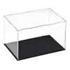 sourcing map Acrylic Clear Display Case Box Dustproof Protection Showcase