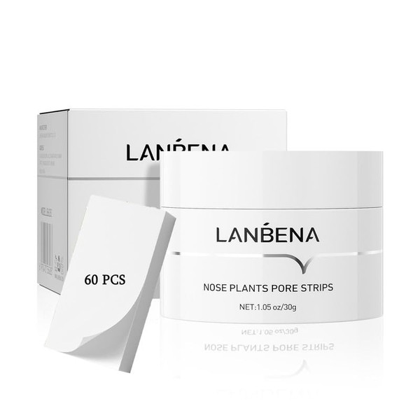 LANBENA Blackhead Remover Strips, Deep Cleansing Nose Strips, Pore Strips