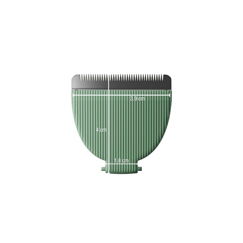 Meridian Hoja de Repuesto de Cerámica para Afeitado, Verde, Unisex