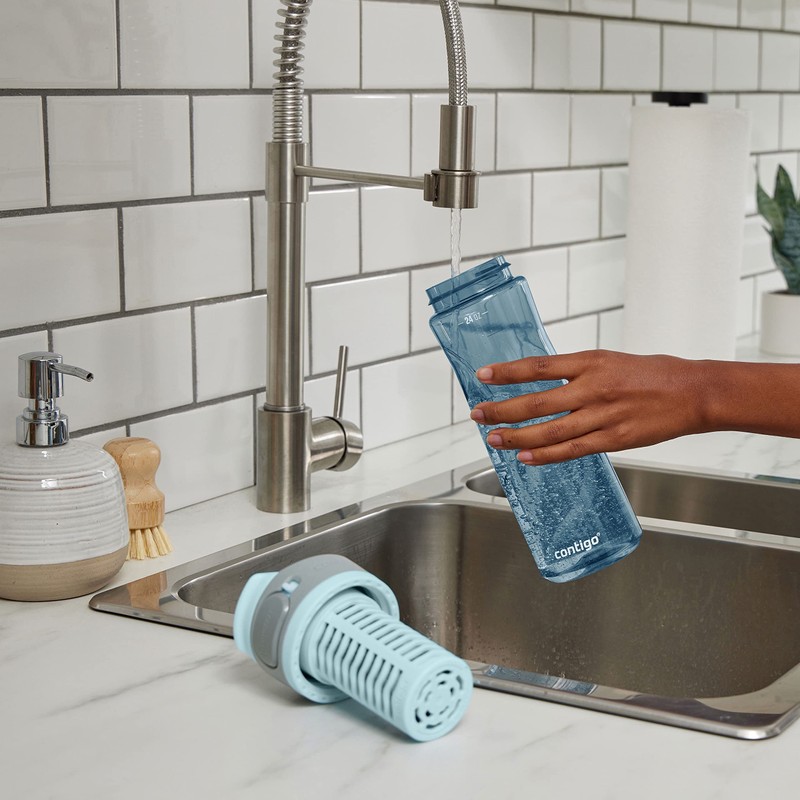 Contigo Clybourn Beverage|Botellas de agua, 24 onzas, hielo oscuro