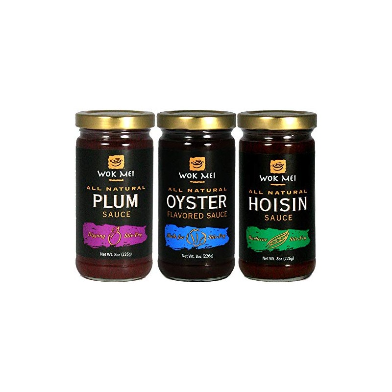 Wok Mei Variety Set of 3 - Oyster, Hoisin and