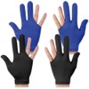 2 Pairs Billiard Gloves Billiard Room Professional Breathable Elastic High-End