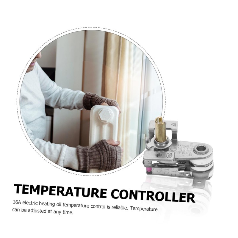 KICHOUSE Metal Heater Thermostat Indoor Thermostat Radiator Control Replacement