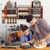 Xankzi Power Tool Organizer with Charging Station Wall Mount, 3
