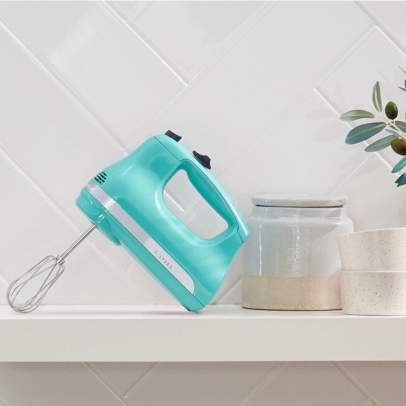 KitchenAid 5 Ultra Power Speed Hand Mixer - KHM512, Aqua