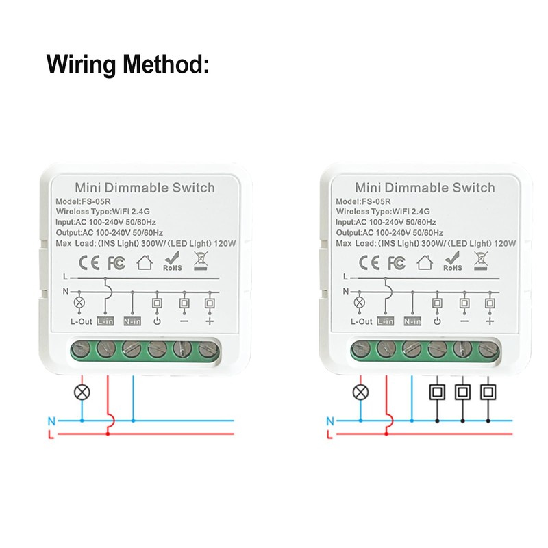 Smart Dimmer Switch, Dimmer switches for LED Lights Work with