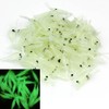 100Pcs/pack Soft Small Green Luminous Noctilucent Fishing Simulation Prawn Shrimp