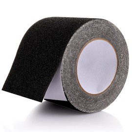 ASelected Heavy Duty Anti Slip Tape 10 M x 10 Cm Grip Tape High Traction for Steps Safety Non Slip Strips for Stair Treads Outdoor, Indoor, 80 Grit, Black