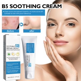 Repair Face Cream,2PCS Vitamin B5 Day Cream,Anti Redness Moisturiser Cream,Firming Face Cream For Sensitive Skin,Face Moisturizer For Women & Men,B5 Face Cream for Acne & Repair Damage Skin-40ml*2