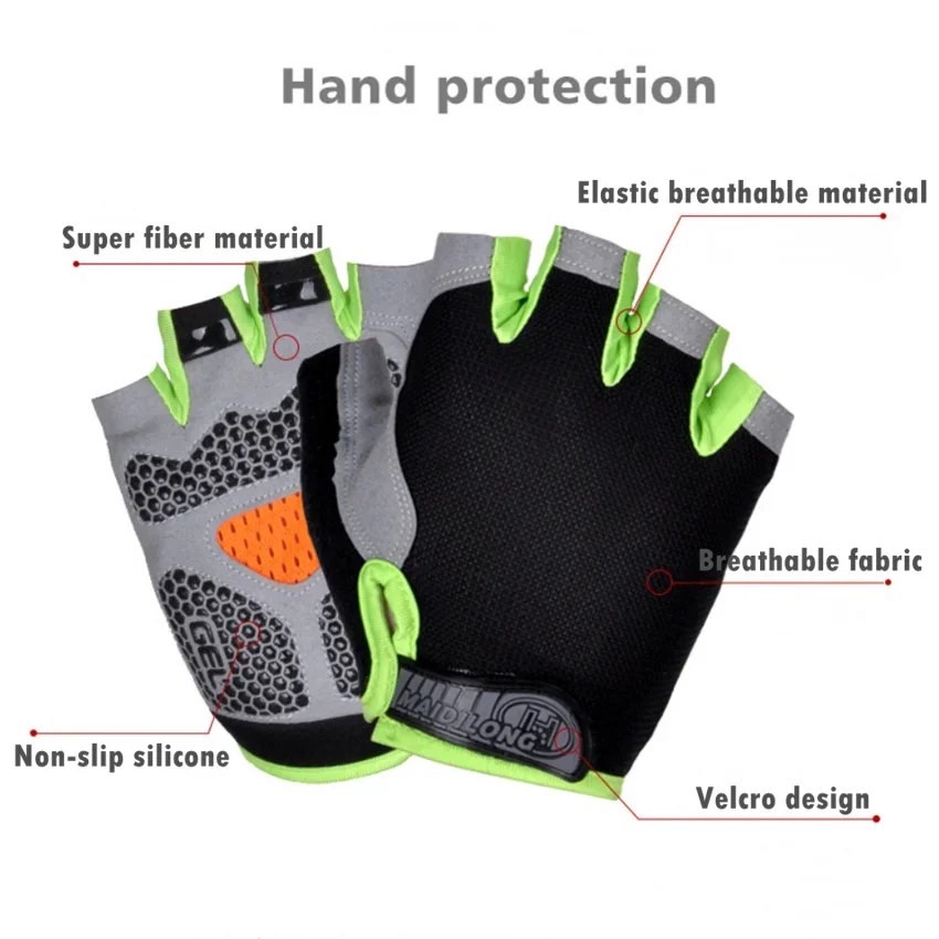 StepTidy Gym Gloves Weightlifting – Non-Slip Breathable Grip, Fitness and Cycling Training