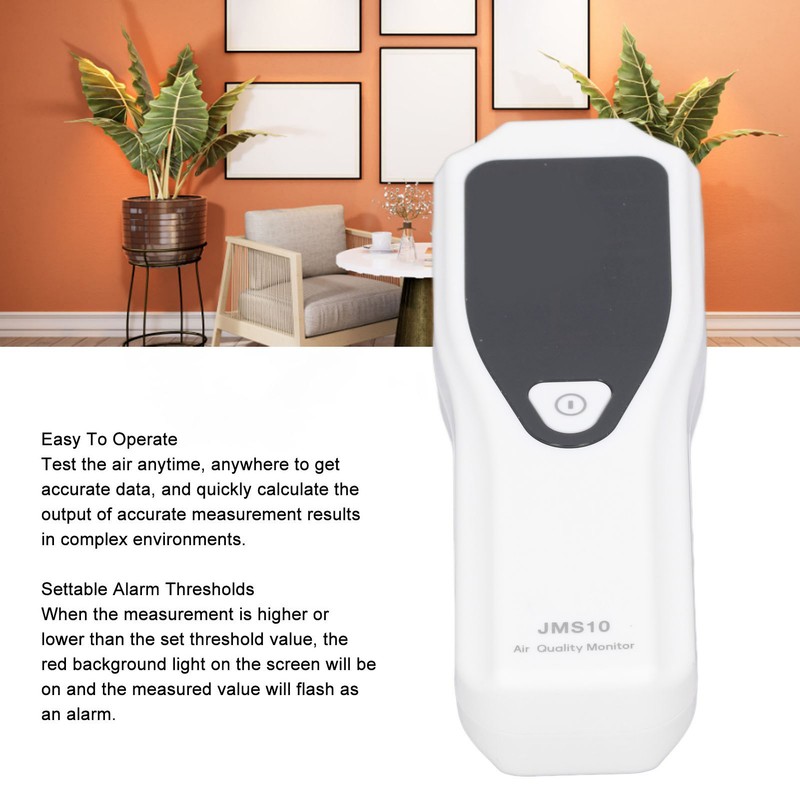 Air Quality Detector Portable Easy Using LED Digital Screen Settable