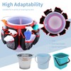 ZIORS Bucket Cleaning Tool Organizer,Wash Tool Caddy 5-Gallon Organizer,5 Gallon
