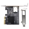 LICAEVEY Tarjeta de Red PCIe 4X Gigabit, Adaptador Ethernet de 10 Gbps con Controlador RTL8127AT para Servidor de Escritorio, PC, Centro de Datos NAS
