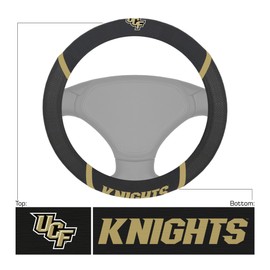 FANMATS 30569 University of Central Florida Embroidered Steering Wheel Cover