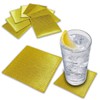 MMmall Cloth Snack Club KTV Absorbent Coasters, 10-Piece Set (Black,