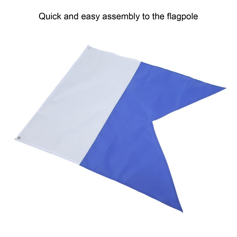 VGEBY Diving Flag Blue White Float Polyester Diving Flag 70