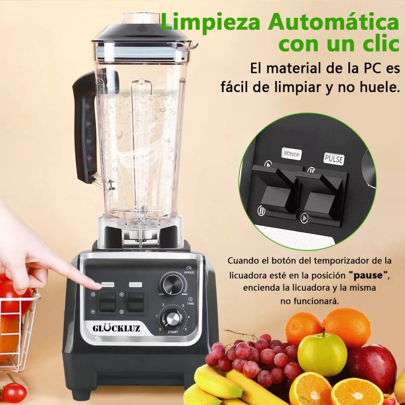 Moñinar Licuadora Profesional Uso Rudo,blender Para Hielo,1800w 2l