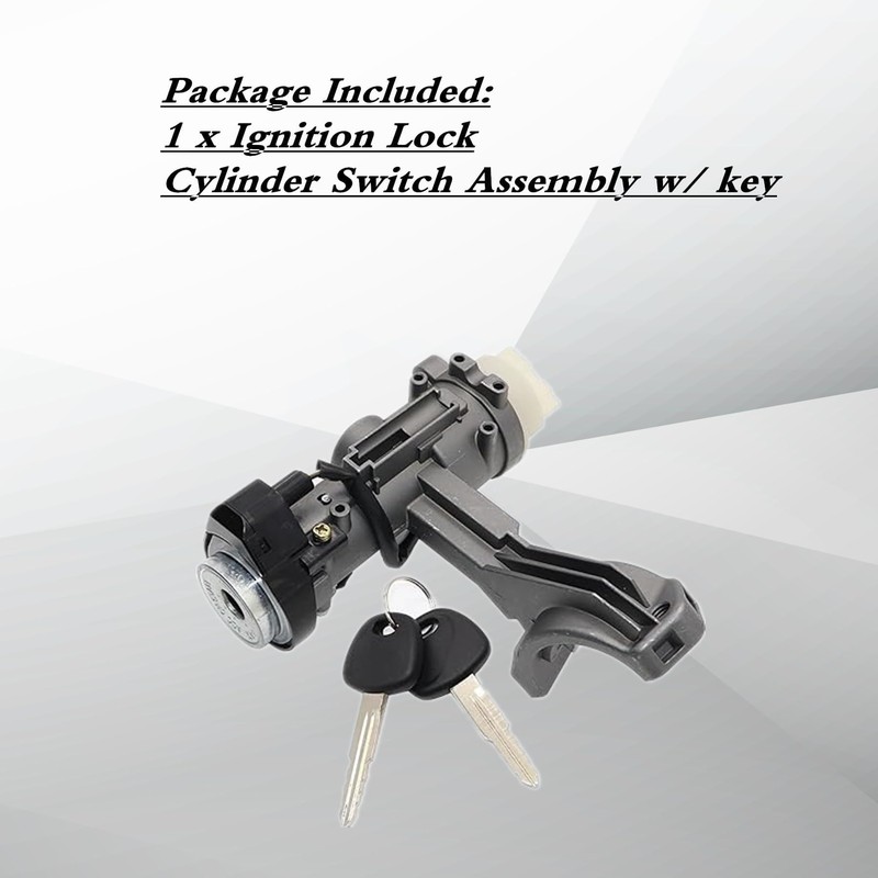 XQSMWF Ignition Lock Cylinder Switch Assembly with Key Compatible with