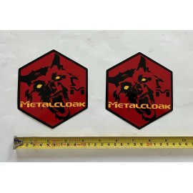 Unbranded 2 METALCLOAK decals stickers jeepers rubicon offroad overland adventure racing