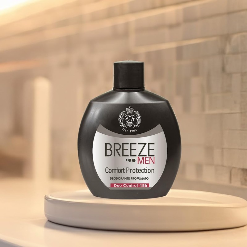 BREEZE | Deodorante Squeeze Comfort Protection, Breeze Men, 100ml